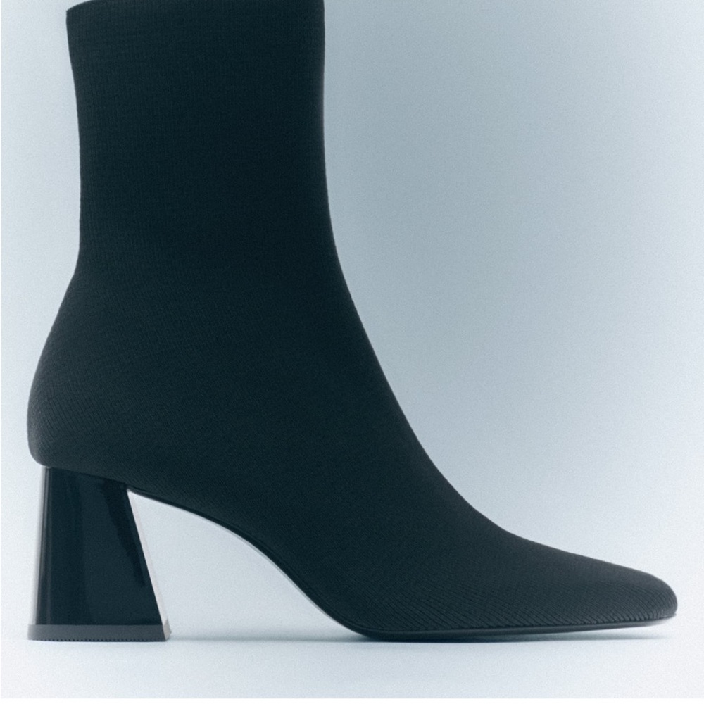 Zara Fabric ankle boot